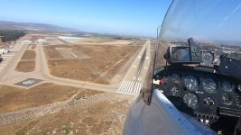 6.  Short final for runway three zero to land and 500 feet (250 fee above the ground).jpg